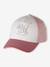 Casquette enfant fille coton brodée vieux rose 3 - vertbaudet enfant 