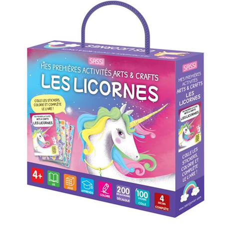 Mes premières activités arts & crafts Licorne 1 - vertbaudet enfant 