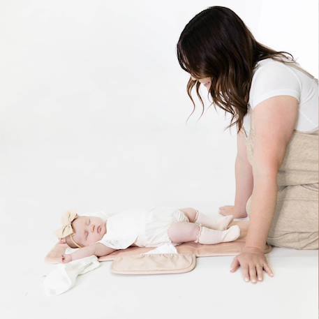 Matelas à langer portable Beige+Rose+Vert 11 - vertbaudet enfant 