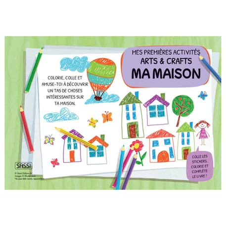 Mes premières activités arts & crafts Maison 3 - vertbaudet enfant 