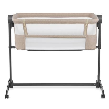 Lit Cododo Kinderkraft NESTEE UP 2 2 en 1 avec 5 Niveaux de Hauteur, Matelas Inclus, Roues avec Frein et Inclinaison Beige+Grey+Gris/clair 4 - vertbaudet enfant 