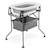 Table à Langer et Baignoire Kinderkraft BUBBLY 5 en 1 avec Cadre Pliable, Panier de Rangement et Tuyau de Vidange Gris 5 - vertbaudet enfant 