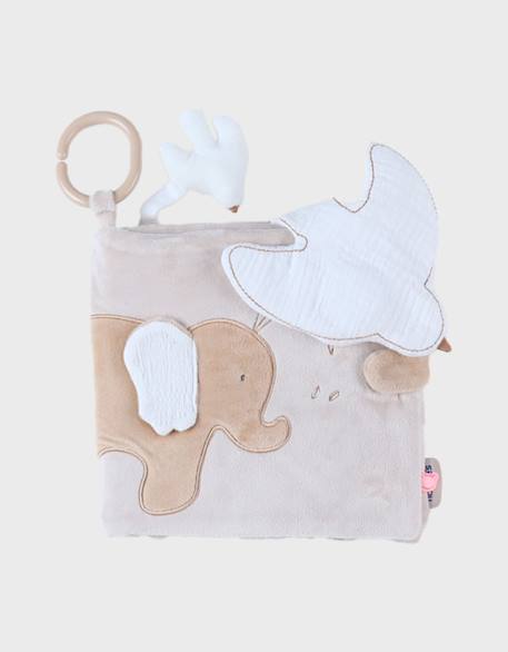Livre d'activités tissu - bali moka & snow Ecru 6 - vertbaudet enfant 