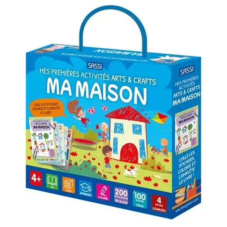 Mes premières activités arts & crafts Maison 1 - vertbaudet enfant 