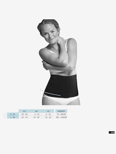 Gaine abdominale post-grossesse noir 6 - vertbaudet enfant 
