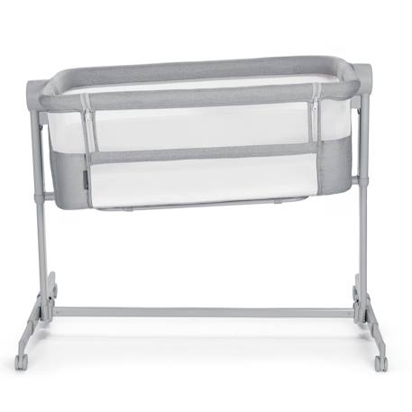 Lit Cododo Kinderkraft NESTEE UP 2 2 en 1 avec 5 Niveaux de Hauteur, Matelas Inclus, Roues avec Frein et Inclinaison Beige+Grey+Gris/clair 16 - vertbaudet enfant 