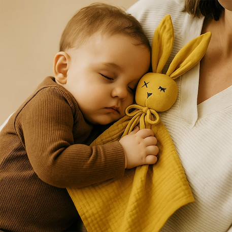 Doudou lange en coton bio Beige+Blanc+Fraise+Rose+Vert 2 - vertbaudet enfant 
