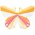 Déguisements Ailes de papillon Ecru, rose, jaune 1 - vertbaudet enfant 