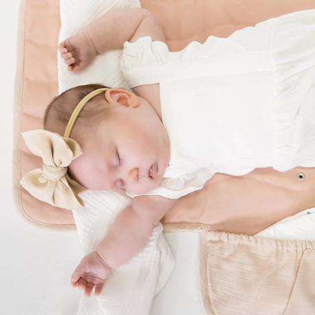 Matelas à langer portable Beige+Rose+Vert 12 - vertbaudet enfant 