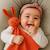Doudou lange en coton bio Beige+Blanc+Fraise+Rose+Vert 14 - vertbaudet enfant 
