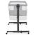 Lit Cododo Kinderkraft NESTEE UP 2 2 en 1 avec 5 Niveaux de Hauteur, Matelas Inclus, Roues avec Frein et Inclinaison Beige+Grey+Gris/clair 11 - vertbaudet enfant 