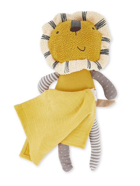Peluche souris avec doudou, crocheté - 33 cm Lion 3 - vertbaudet enfant 