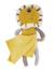 Peluche souris avec doudou, crocheté - 33 cm Lion 3 - vertbaudet enfant 