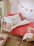 Parure housse de couette + taie d'oreiller MON CŒUR rose imprimé 1 - vertbaudet enfant 