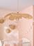 Abat-jour pour suspension fleur en bambou tressé beige 1 - vertbaudet enfant 