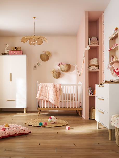 Armoire 2 portes ASPEN blanc 2 - vertbaudet enfant 
