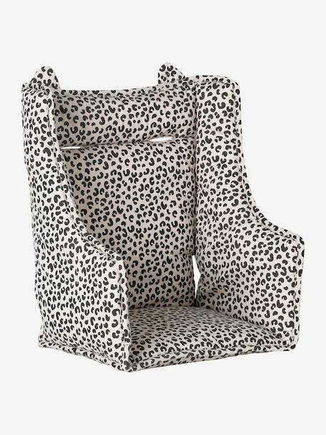 Coussin de chaise haute beige imprimé+écru+ivoire Panda+moutarde+Oies 1 - vertbaudet enfant 