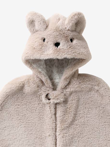 Poncho de voyage adaptable sur siège auto & porte bébé beige+écru+sable 13 - vertbaudet enfant 