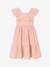 Robe fille mi-longue gaze de coton rose pâle 1 - vertbaudet enfant 