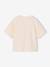 T-shirt manches courtes fille écru+kaki 2 - vertbaudet enfant 
