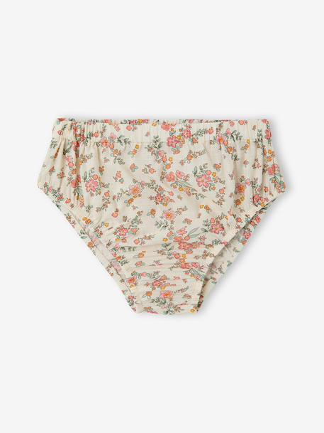 Ensemble bébé fille robe, bloomer et bandeau écru 5 - vertbaudet enfant 