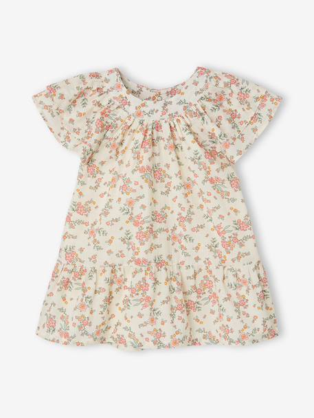 Ensemble bébé fille robe, bloomer et bandeau écru 4 - vertbaudet enfant 