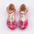 Mules à nœuds et paillette t33 (8-10 ans) Rose pailleté 3 - vertbaudet enfant 