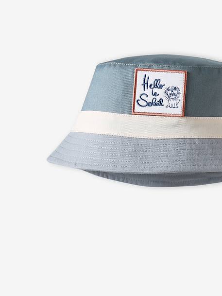 Bob colorblock bébé garçon bleu+vert sauge 6 - vertbaudet enfant 