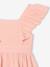 Robe fille mi-longue gaze de coton rose pâle 4 - vertbaudet enfant 