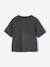T-shirt fille imprimé manches courtes anthracite+jaune pâle+Léopard+sable 2 - vertbaudet enfant 