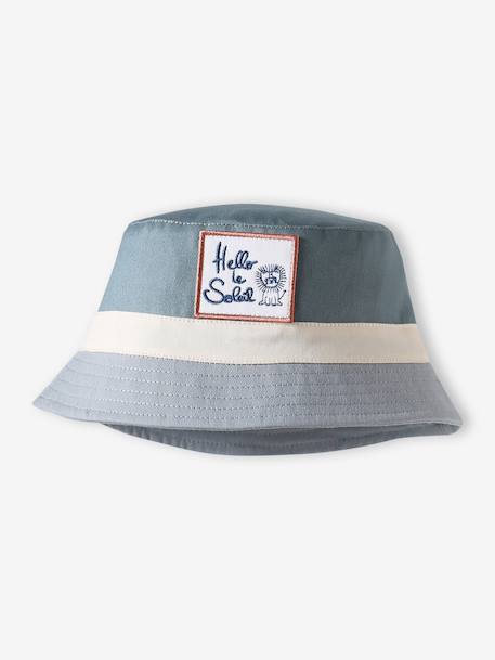 Bob colorblock bébé garçon bleu+vert sauge 5 - vertbaudet enfant 