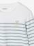 Tee-shirt marinière fille manches longues rayé bleu+vert sauge 9 - vertbaudet enfant 