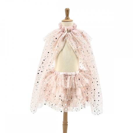 Set tutu & cape loane  poudré Rose poudré et doré 1 - vertbaudet enfant 