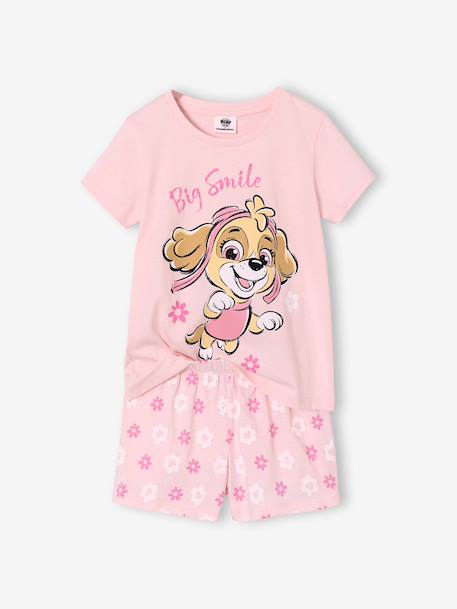 Pyjashort fille Pat' Patrouille rose pâle 1 - vertbaudet enfant 