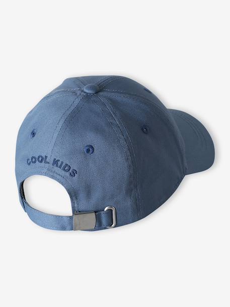 Casquette garçon en coton bleu moyen 2 - vertbaudet enfant 