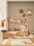 Lit enfant cabane 70x140 cm blanc+bois 5 - vertbaudet enfant 