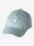 Casquette enfant fille coeur brodé bleu pâle+vert d'eau 6 - vertbaudet enfant 