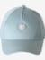Casquette enfant fille coeur brodé bleu pâle+vert d'eau 8 - vertbaudet enfant 