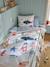 Parure housse de couette et taie d'oreiller enfant EN BORD DE MER blanc imprimé 1 - vertbaudet enfant 