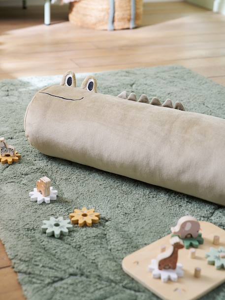 Traversin crocodile BAYOU vert 1 - vertbaudet enfant 
