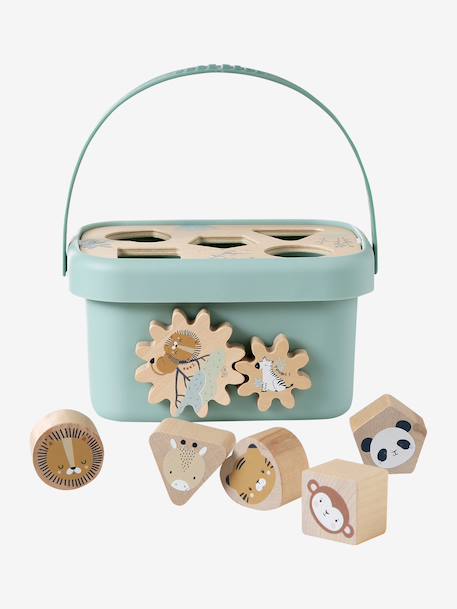Boîte à formes en bois FSC® Tanzanie 1 - vertbaudet enfant 