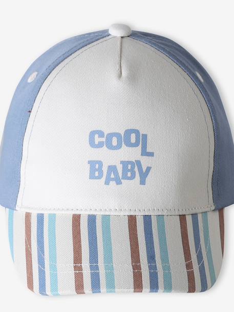 Casquette bébé garçon vert sauge 2 - vertbaudet enfant 