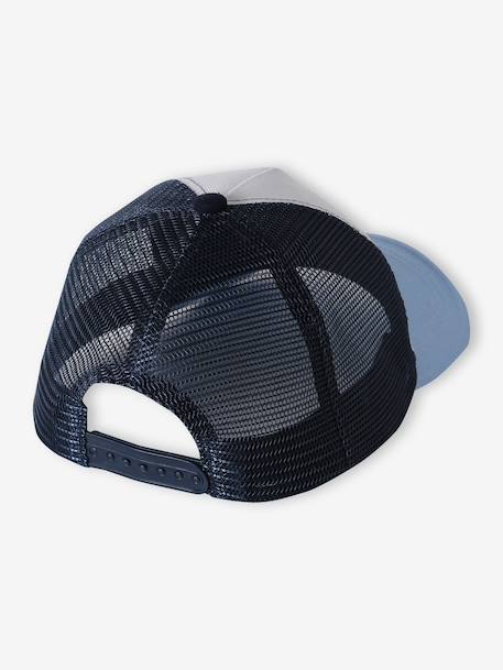 Casquette garçon style trucker bleu ciel 3 - vertbaudet enfant 