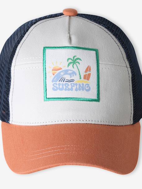 Casquette garçon réglable 'surfing' bleu 4 - vertbaudet enfant 
