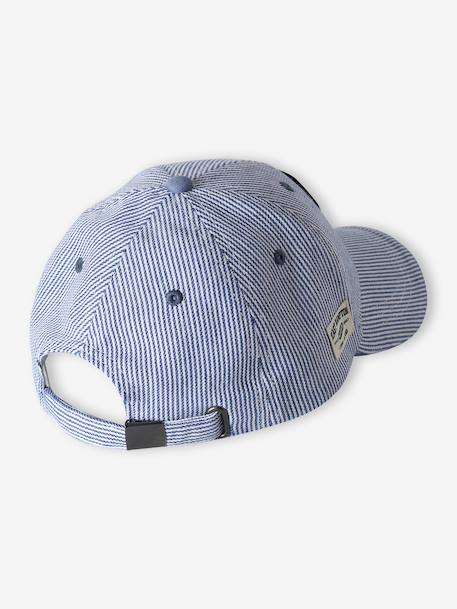Casquette garçon rayé marine 2 - vertbaudet enfant 