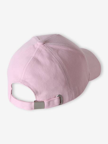 Casquette enfant fille coeur brodé bleu pâle+rose pâle+vert d'eau 5 - vertbaudet enfant 