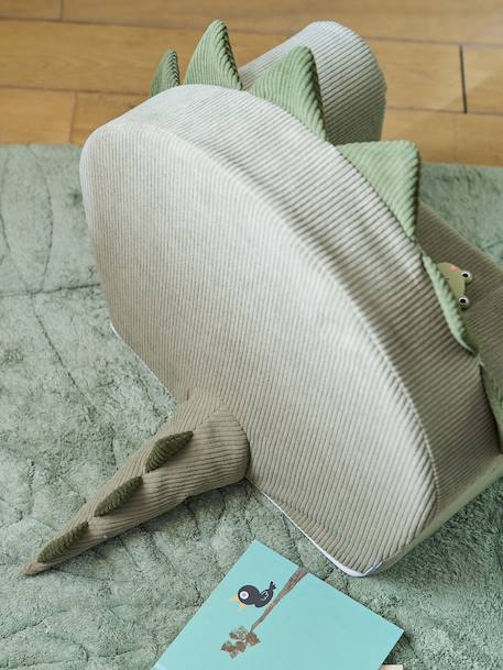 Fauteuil en mousse Dinosaure - personnalisable vert 3 - vertbaudet enfant 