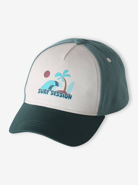 Casquette garçon réglable vert sauge 1 - vertbaudet enfant 