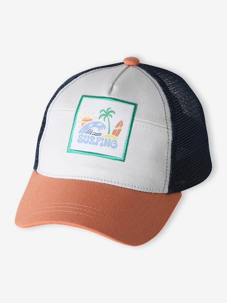 Casquette garçon réglable 'surfing' bleu 2 - vertbaudet enfant 