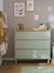 Commode 3 tiroirs Cannelé 42 cm vert 1 - vertbaudet enfant 